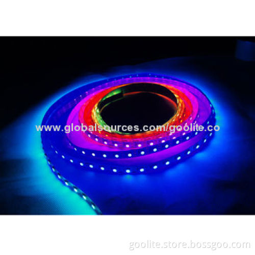 High quality, 21.6W APA/RGB LED strip light and RGB + white 72LEDs, ICS 72